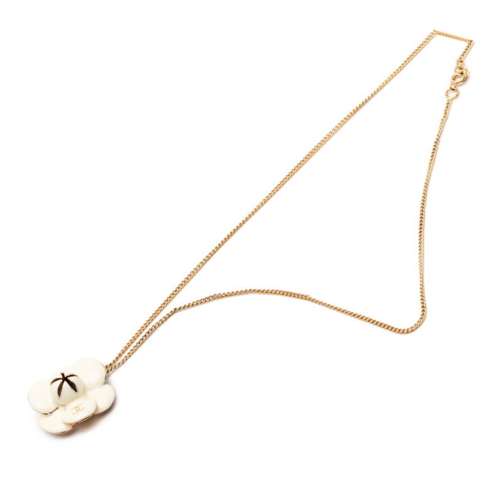 CHANEL White Logo Necklace - Picture 3 of 6
